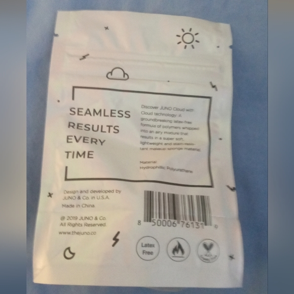 2  Juno & Co Makeup Sponge Cloud  New Sealed - Picture 6 of 7